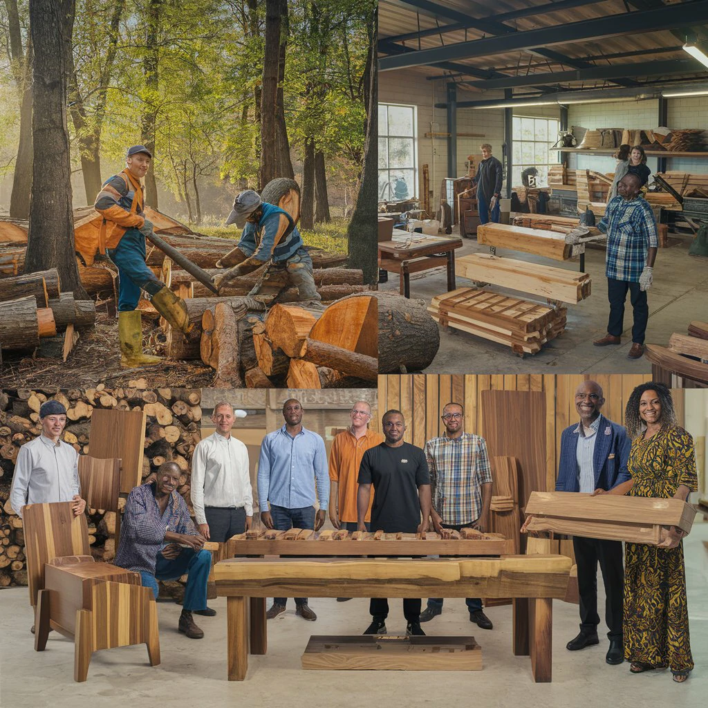  Mobilier en Bois Local